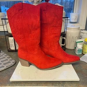 Brand New Red Western Boots